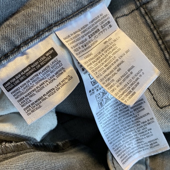 COPY - Levi’s 504 Black Label Jeans size 33 - Picture 7 of 11